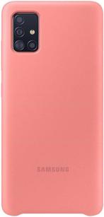Samsung Silicone Hoesje - Samsung Galaxy A51 - Roze, Ophalen of Verzenden, Nieuw