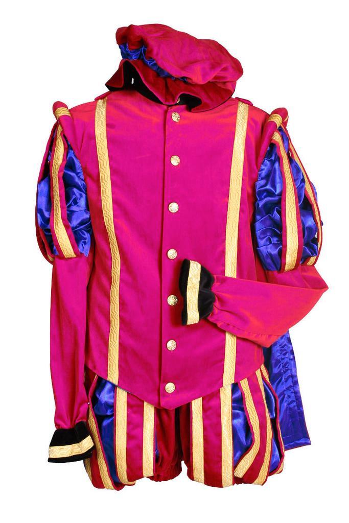 Piet Polyester Granada Luxe Pink Paars - M, Diversen, Sinterklaas, Verzenden
