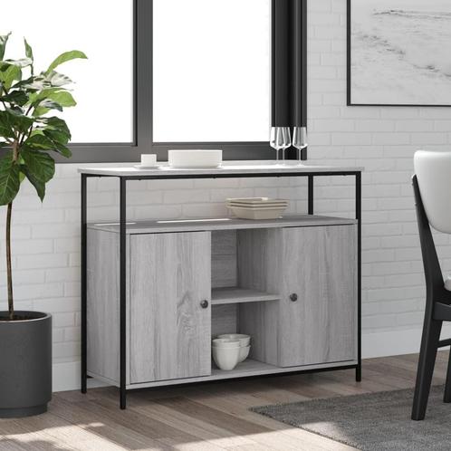 Dressoir 100cm Grijs Hout | Tweedekansje | Stijlvol & Voo..., Huis en Inrichting, Kasten | Dressoirs, 100 tot 150 cm, 25 tot 50 cm