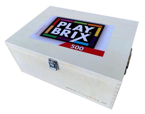 PlayBrix 500st  Goedkoopste BOUWPLANKJES van Nederland!, Kinderen en Baby's, Speelgoed | Bouwstenen, Nieuw, Overige merken, Verzenden