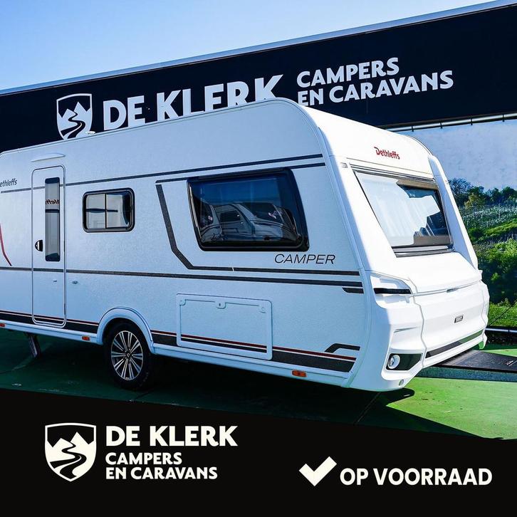 Dethleffs CAMPER 460 EL Gratis Mover &amp; Luifel, Caravans en Kamperen, Caravans, tot en met 3, 1000 - 1250 kg, Dethleffs, 6 tot 7 meter
