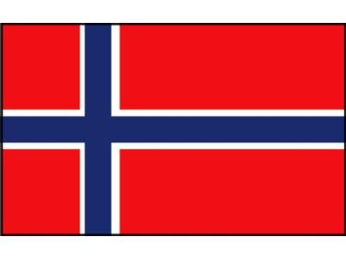 Vlag Noorwegen, Watersport en Boten, Bootonderdelen, Nieuw, Zeilboot of Motorboot, Ophalen of Verzenden