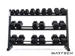 Thuis trainen? Hex halters 5-35KG incl. rack // nu 10%, Verzenden, Nieuw, Benen, Dumbbell