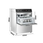 GGM Gastro | Dubbelwandige mini glazenspoelmachine - |, Witgoed en Apparatuur, Wasmachines, Verzenden, Nieuw