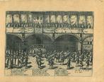 Historische prent van Brussels, Antiek en Kunst, Kunst | Etsen en Gravures