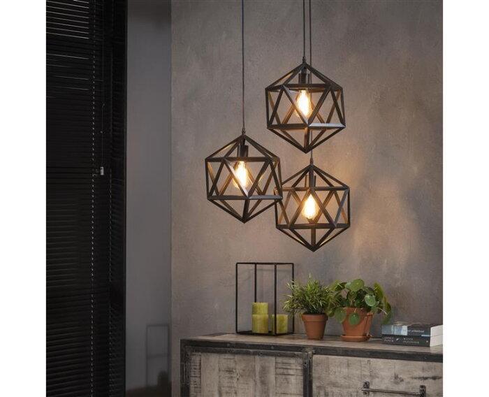 Hanglamp Triangle 3 Lampen| Ray, Huis en Inrichting, Lampen | Hanglampen, Nieuw, Ophalen of Verzenden