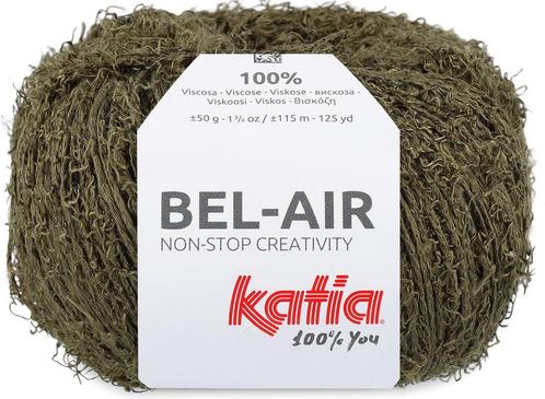 Katia Bel-Air - 53 kakigroen - Viscose Fantasiegaren, Hobby en Vrije tijd, Breien en Haken, Ophalen of Verzenden