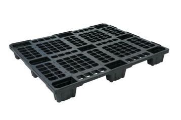 Kunststof plastic pallets 80x120 cm nestbaar vliegtuigpallet