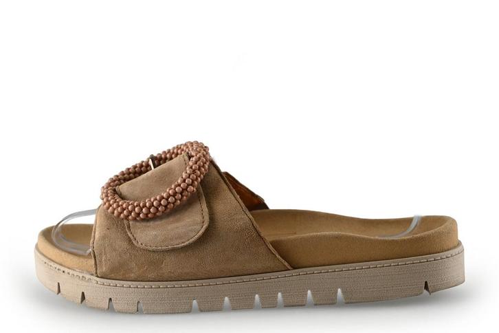 Gabor Slippers in maat 41 Beige, Kleding | Dames, Schoenen, Beige, Zo goed als nieuw, Slippers, Verzenden