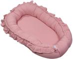 MamaLoes Soft Cotton Ruffle Licht Roze Babynest ML020113, Verzenden, Nieuw