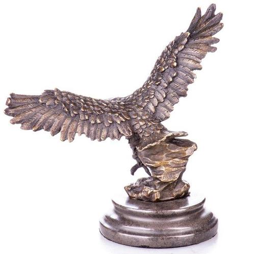 Figuur - Bronzefigur Adler - Brons, Marmer, Antiek en Kunst, Curiosa en Brocante