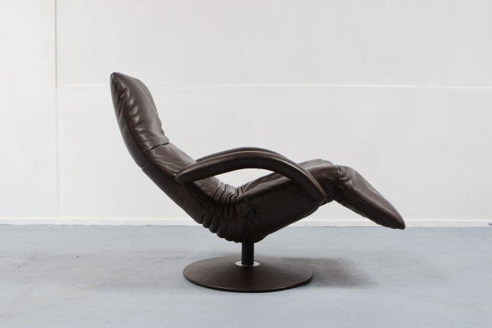 Jori - Lounge stoel - Yoga mono-move meditatie - Leder,, Antiek en Kunst, Antiek | Meubels | Stoelen en Banken