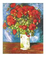 Kunstdruk Vincent Van Gogh - Poppies 40x50cm, Nieuw, Verzenden