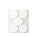 Inofix Zelfklevende Vilt Ø34mm - Rond - Wit - 5 stuks, Verzenden, Nieuw