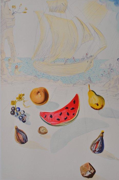 Salvador Dali (1904-1989) - Bateaux et Fruits, Antiek en Kunst, Antiek | Overige Antiek