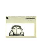 1972 VOLKSWAGEN KEVER 1200 1300 INSTRUCTIEBOEK NEDERLANDS, Auto diversen, Handleidingen en Instructieboekjes