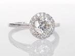 Cocktailring - 14 karaat Witgoud - 1.20ct. tw. Diamant