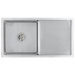 RVS Spoelbak Inbouw | Tweedekansje | OP = OP, Doe-het-zelf en Verbouw, Sanitair, Ophalen of Verzenden, Nieuw, Rvs, Wastafel