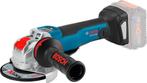 Bosch GWX 18 V-10 PSC 18V Li-Ion accu X-LOCK Haakse slijper, Verzenden, Zo goed als nieuw