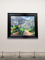 Alejandro Alonso Rochi (1898–1973) - Jardín entre montañas, Antiek en Kunst, Kunst | Schilderijen | Klassiek