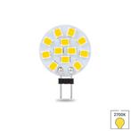 LED lamp G4 12V plat | 2W 2700K 180 lumen | vervangt 20 Watt, Led-lamp, Minder dan 30 watt, Verzenden, Nieuw