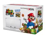 Nintendo 3DS Console - Wit / Ice White + Super Mario 3D Land, Spelcomputers en Games, Zo goed als nieuw, Verzenden