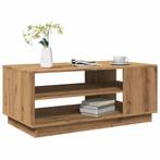 vidaXL Salontafel 102x55x43 cm bewerkt hout artisanaal, Verzenden, Nieuw, Overige houtsoorten, 100 tot 150 cm