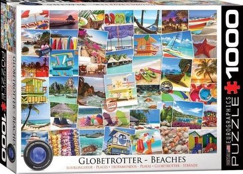 Globetrotter Beaches Puzzel (1000 stukjes) | Eurographics -, Hobby en Vrije tijd, Denksport en Puzzels, Nieuw, Verzenden