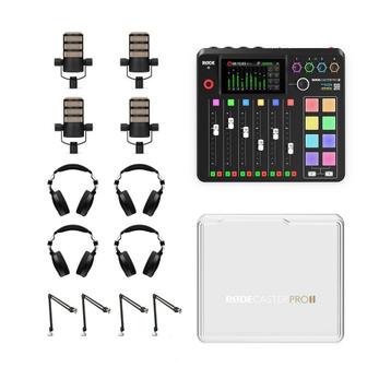 Rode RodeCaster Pro II 4 Personen Bundle beschikbaar voor biedingen