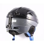 59 60 61 skihelm/snowboardhelm SLOKKER, Black/grey/blue, ver, Verzenden, Gebruikt