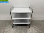 RVS Zorro Serveerwagen 3 lagen 86 cm Horeca, Ophalen of Verzenden, Nieuw zonder verpakking