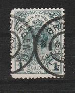 1898 Ned. Wilhelmina Kroningsgulden NR49 gebruikt (398), Postzegels en Munten, Verzenden, T/m 1940, Gestempeld
