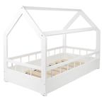 Bed Hout 80x160 | Wit Scandinavisch | A-kwaliteit | Beste..., Kinderen en Baby's, Kinderkamer | Bedden, Nieuw, 70 tot 85 cm, Ophalen of Verzenden