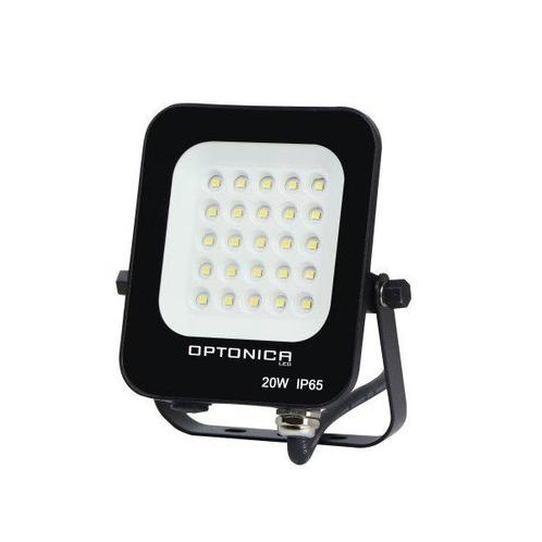 LED Bouwlamp - Floodlight | Basic serie | 20 Watt | Zwart, Doe-het-zelf en Verbouw, Bouwverlichting, Minder dan 50 watt, Ophalen of Verzenden