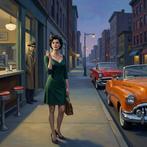 Le Yack - Emerald Between Streetlights - Hand signed