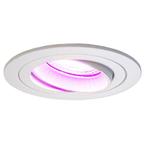 Zigbee smart Inbouwspot Wit 4.7W | Rond | 80 mm, Ophalen of Verzenden, Nieuw, Plafondspot of Wandspot, Led