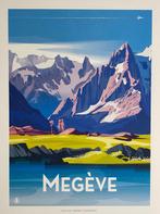 Monsieur Z - Affiche de Tourisme Megève - Le Lac