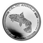 Chad - Celtic Animals - Salmon 1 oz 2021 (5.000 oplage), Verzenden, Overige landen, Losse munt, Zilver