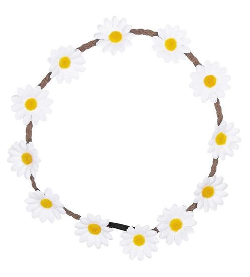 Haarband Bloemen Madeliefjes, Hobby en Vrije tijd, Feestartikelen, Nieuw, Verzenden