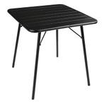 Bolero vierkante stalen tafel zwart 70cm, Zakelijke goederen, Horeca | Meubilair en Inrichting, Verzenden, Nieuw in verpakking
