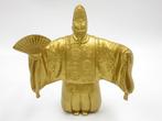 Legering - Noh Doll  Okina  met glazen kast Japan - Shwa