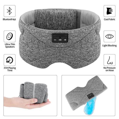 Slaapmasker met bluetooth, whtie noise, muziek en timer, Witgoed en Apparatuur, Persoonlijke-verzorgingsapparatuur, Overige typen