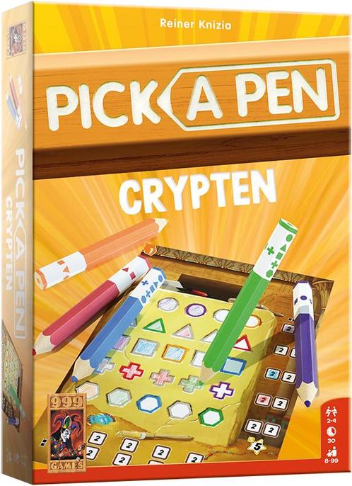 Pick A Pen - Crypten | 999 Games - Dobbelspellen, Hobby en Vrije tijd, Gezelschapsspellen | Bordspellen, Nieuw, Verzenden