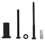 Intersteel set van 5 verlengde, ronde steunen 50mm tbv rail, Verzenden, Nieuw