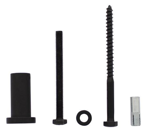 Intersteel set van 5 verlengde, ronde steunen 50mm tbv rail, Doe-het-zelf en Verbouw, Hang- en Sluitwerk, Verzenden