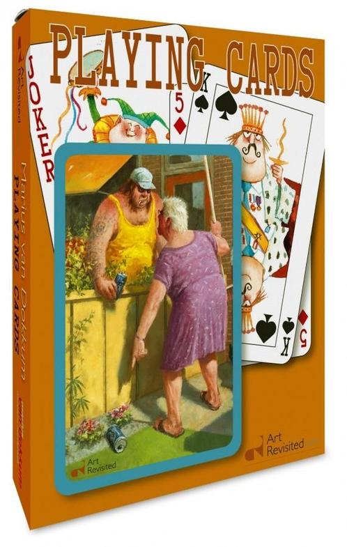 Marius van Dokkum Speelkaarten | Art Revisited -, Hobby en Vrije tijd, Gezelschapsspellen | Kaartspellen, Nieuw, Verzenden