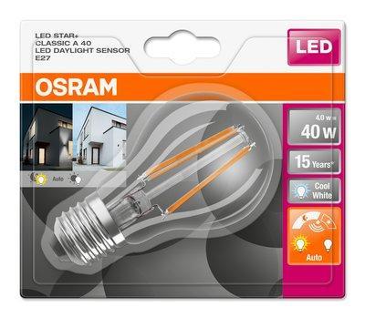 Osram LED Dag/Nacht sensorlamp E27 4W 470lm 4000K Koel Wi..., Huis en Inrichting, Lampen | Overige, Nieuw, Ophalen of Verzenden