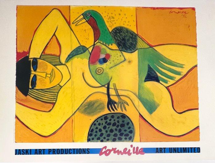 Guillaume Corneille (1922-2010) - Le Nu Jaune - Avec Tampon, Antiek en Kunst, Kunst | Tekeningen en Foto's