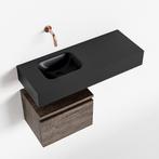 MONDIAZ ANDOR 40cm toiletmeubel dark brown. LEX 80cm, Ophalen of Verzenden, Nieuw, Bad