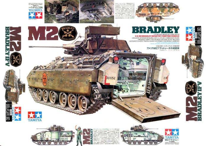 Tamiya 1:35 - Modelbouwdoos - M2 Bradley - Gepantserd, Kinderen en Baby's, Speelgoed | Overig